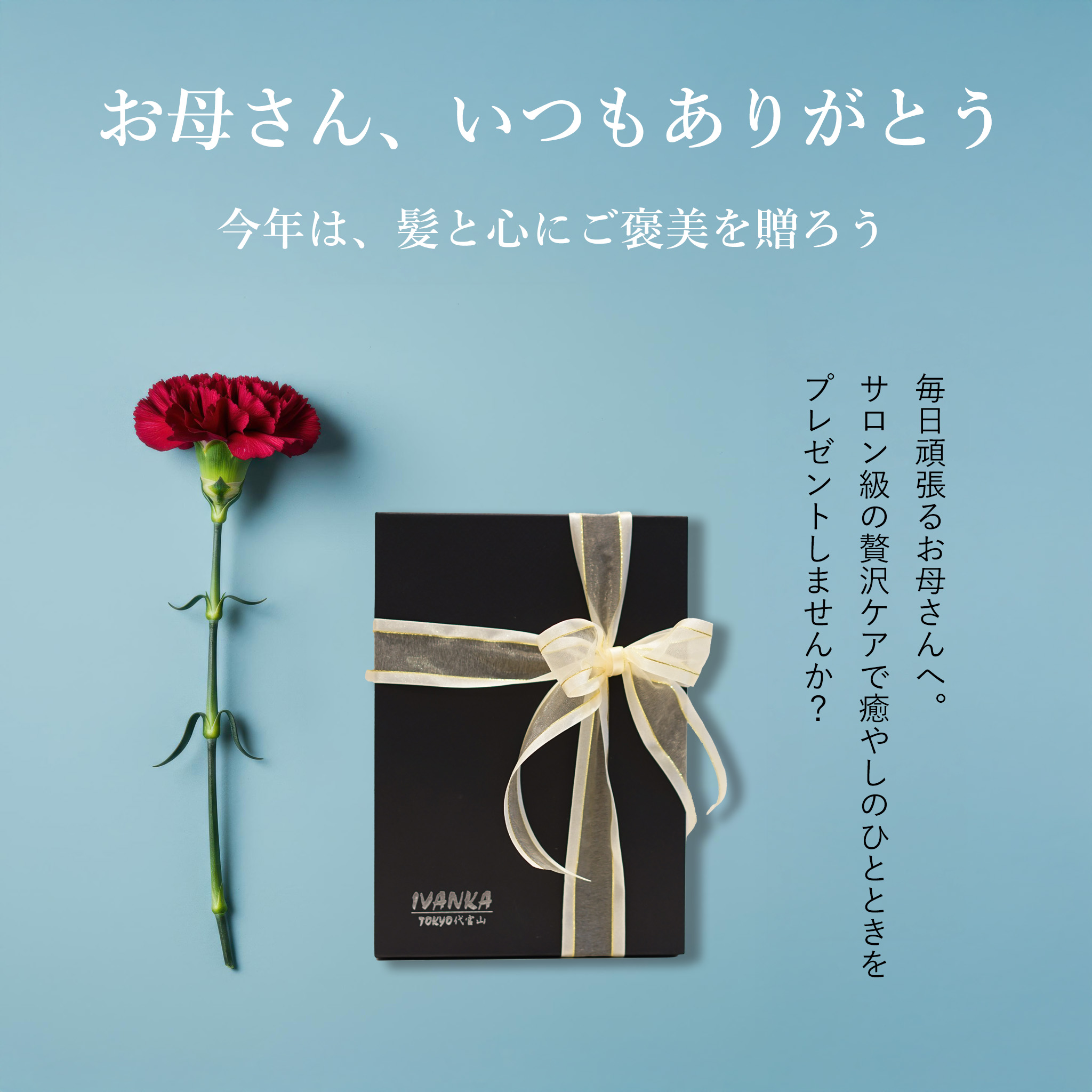 いつもありがとう。髪と心にご褒美を贈ろう-IVANKA