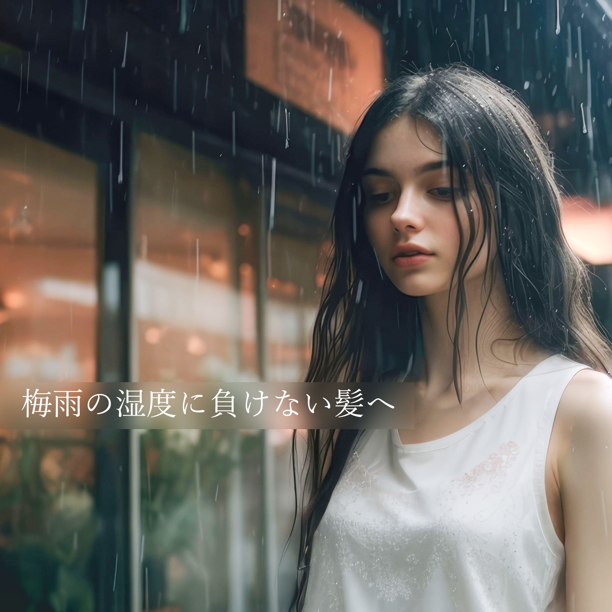 梅雨の湿気に負けない髪へ
