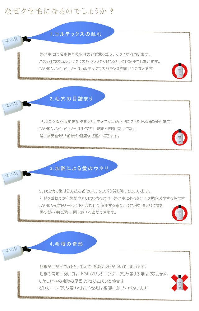 なぜくせ毛になるのでしょうか?